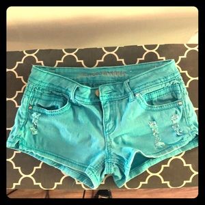 Baby blue jean shorts❤️❤️❤️